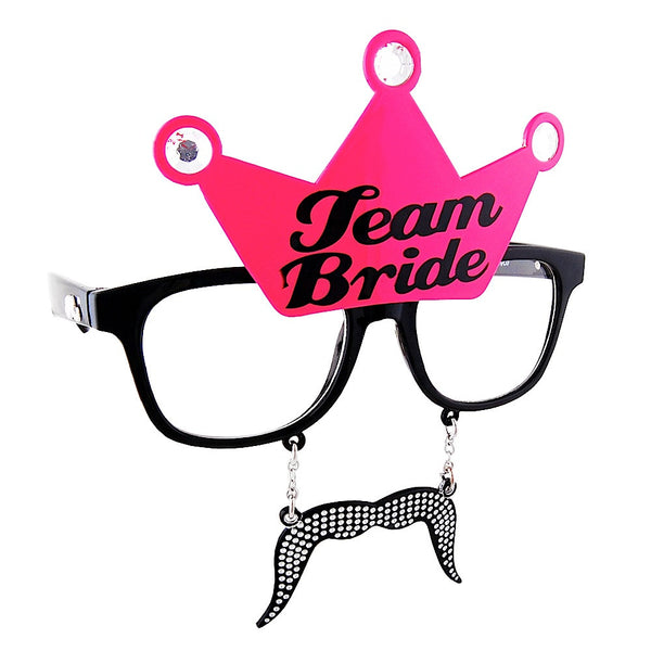 Team Bride Glasses with Mustache | Sun-Staches